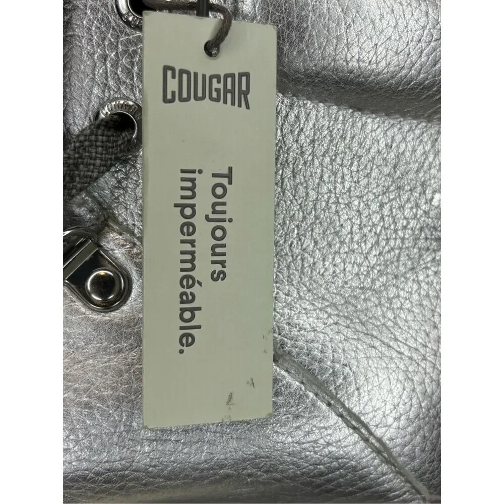 Cougar Women's Nash Ankle Waterproof Boots Silver‎ Metallic Size 6 NWOT